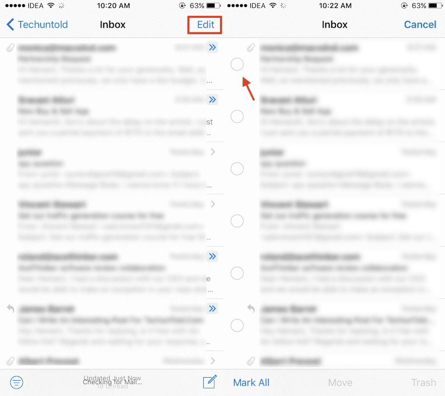How To Delete All Emails On iPhone/iPad At Once