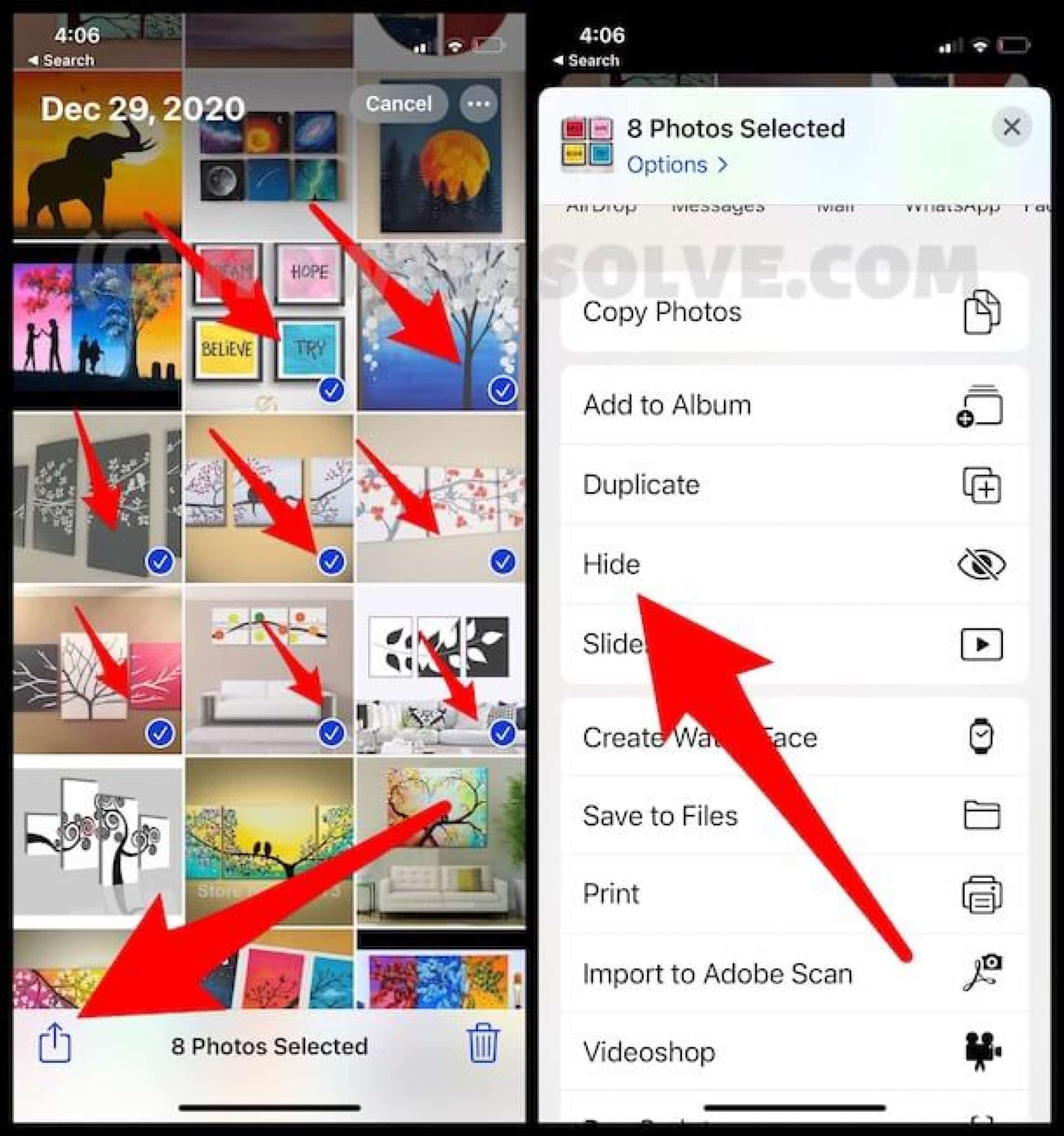 How to Hide Multiple Photos on your iPhone 13 Pro Max (iOS 15 Updated)