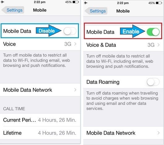 How to limit Data Usage on iPhone X/ 8(Plus)/ 7(+),iPad: iOS 11