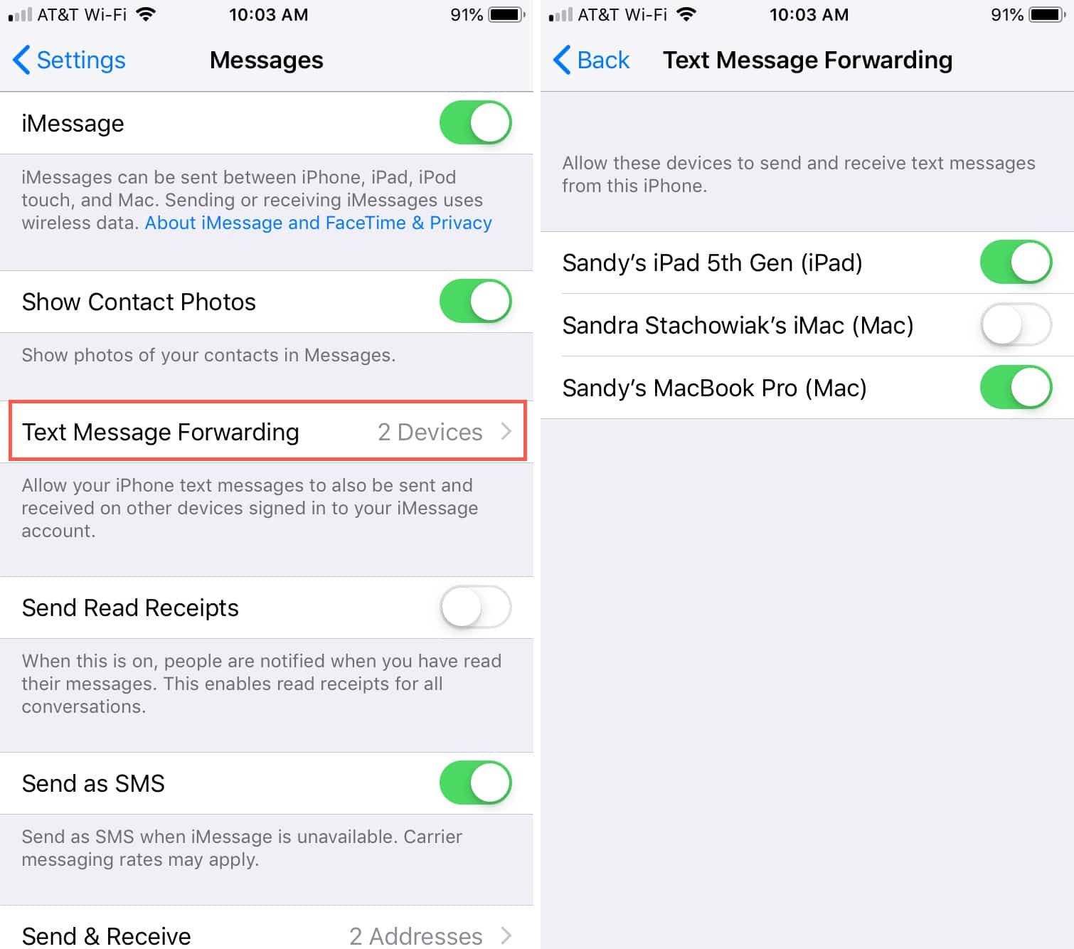 How to send and receive SMS text messages on iPad and Mac