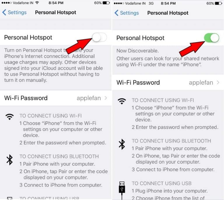 How to Setup, Use Personal Hotspot on iPhone 11 (Pro Max), iPhone X ...