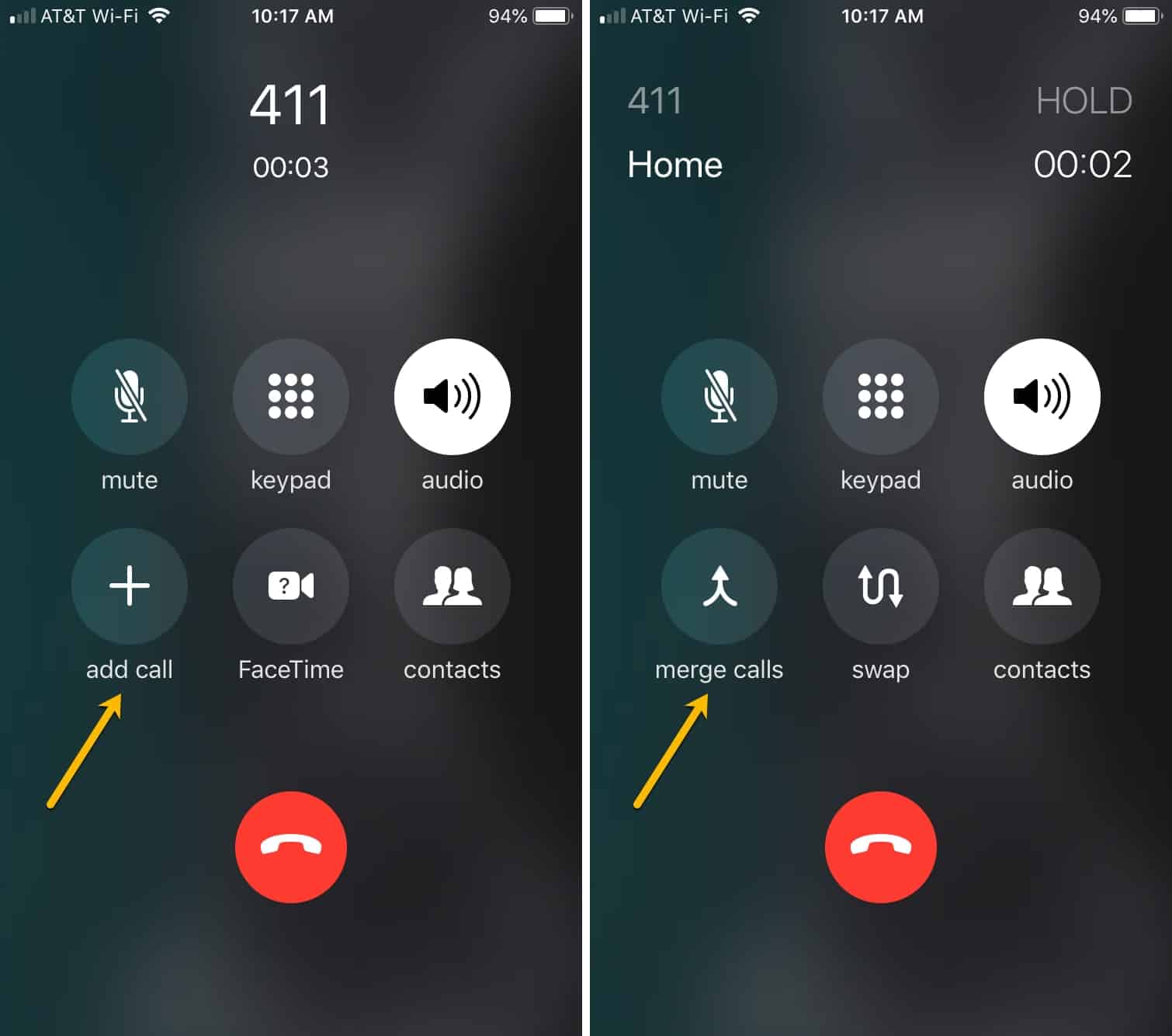 How to start a conference call on iPhone