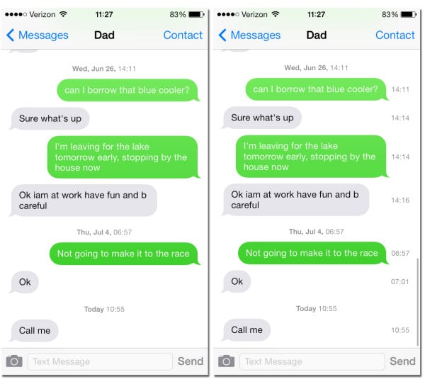 How to view message timestamps on iPhone