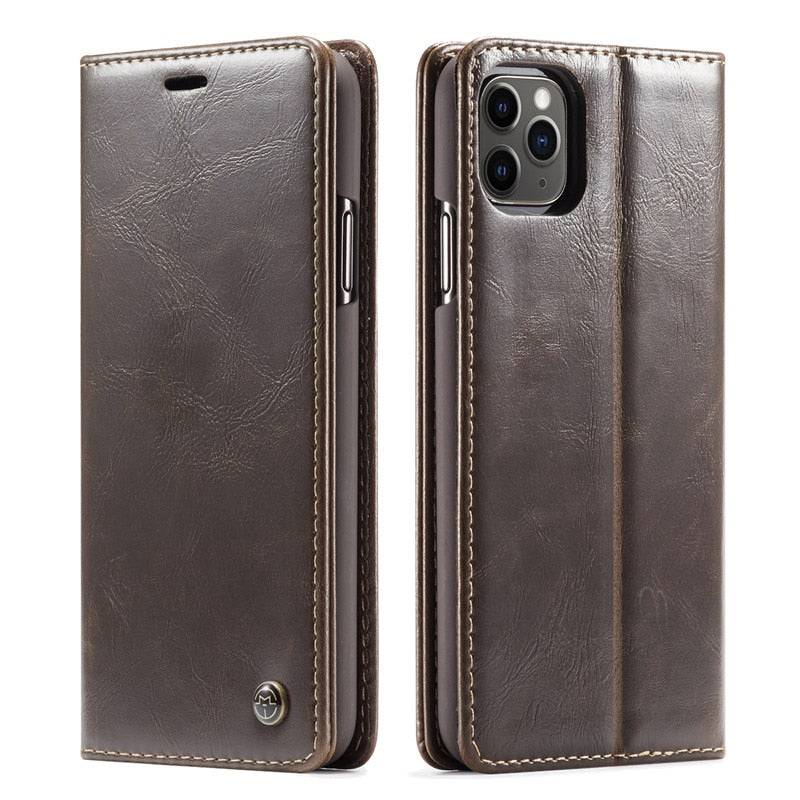 Premium Custom Genuine Leather Case For Apple iPhone 13 / Pro / Pro Ma ...