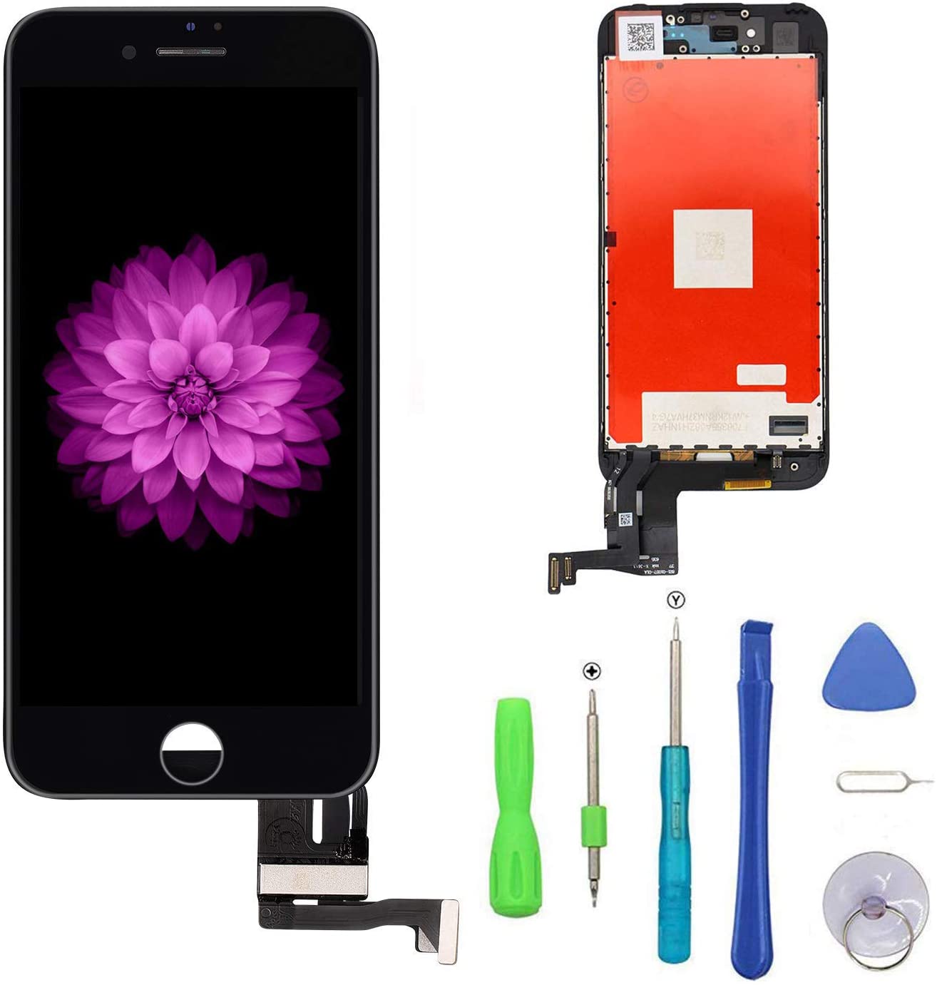 Screen Replacement for iPhone 7 Plus Black 5.5"  Touch Screen LCD ...