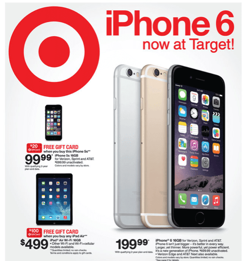 Target Weekly Ad iPhone 6 Now At Target