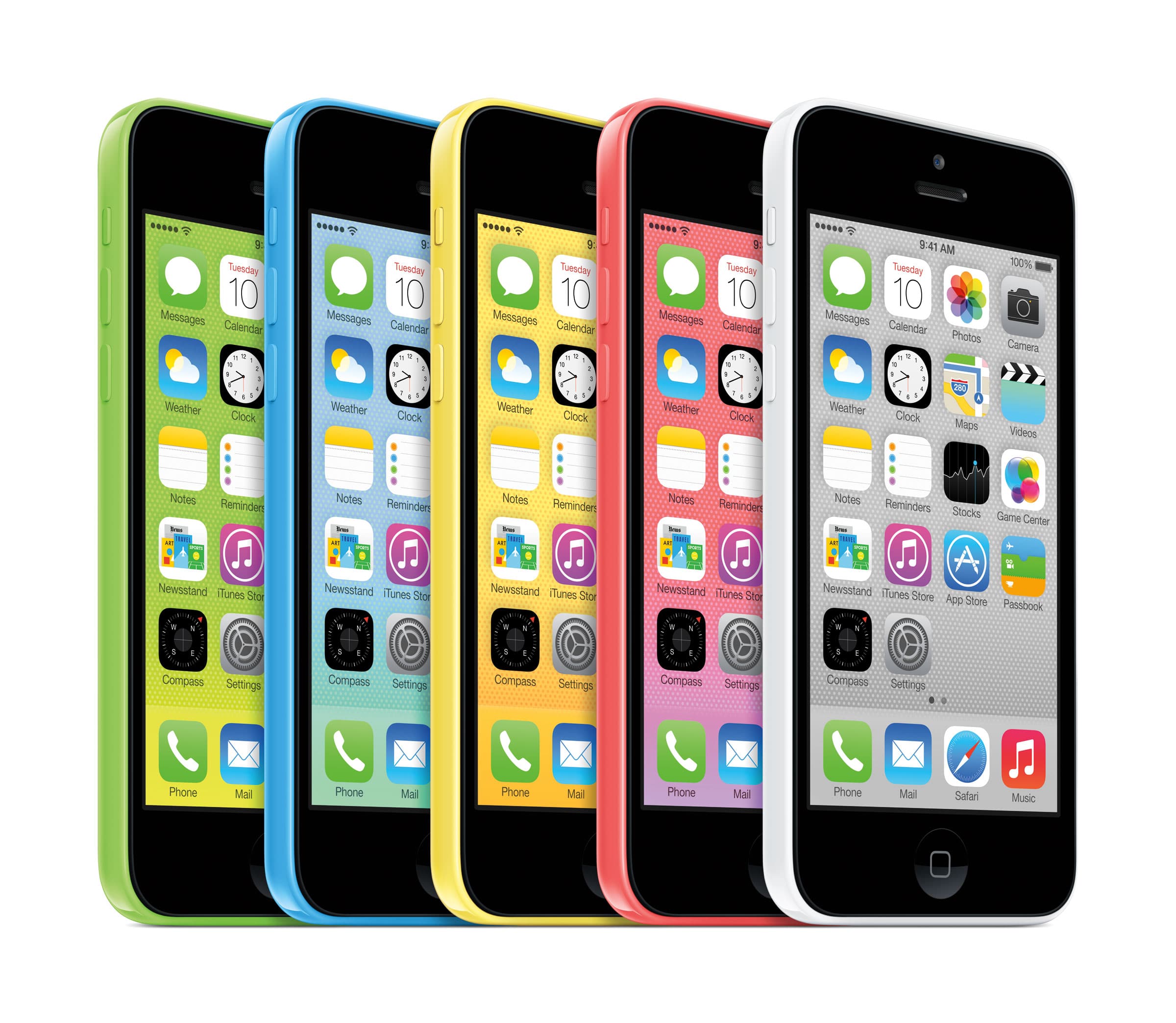 The New Apple iPhone 5S &  iPhone 5C