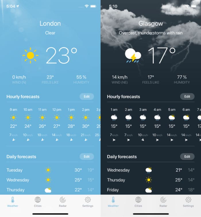 10 Best Free Weather Apps for iPhone in 2020 « 3nions