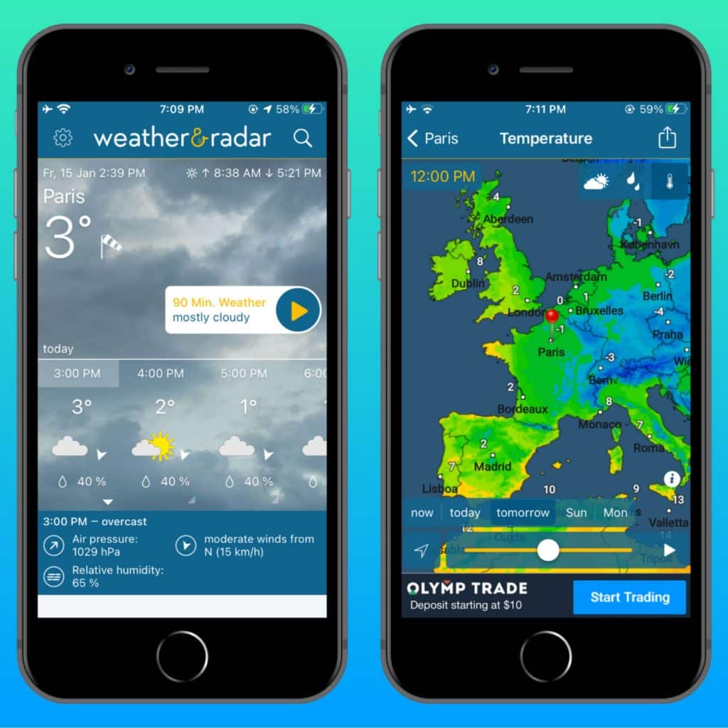 10 Best Free Weather Apps for iPhone &  iPad (2021)