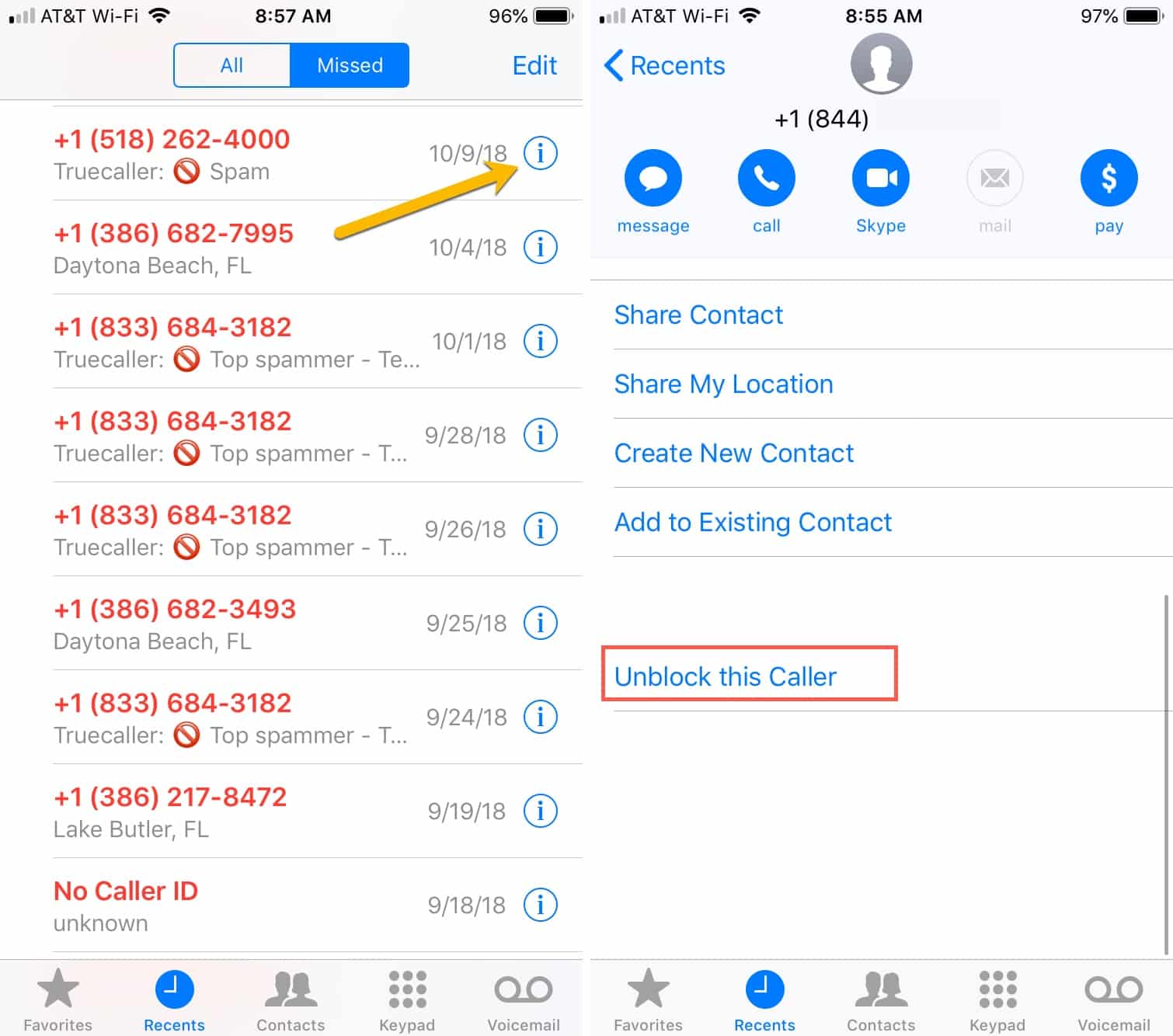 How to unblock a caller on iPhone and iPad
